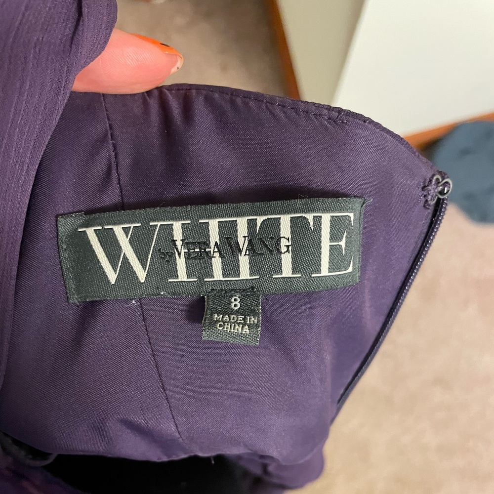 White by Vera Wang purple prom dress - Picture 4 of 4